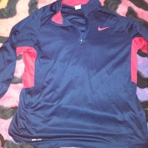 Nike 3/4 zip dri-fit men's size xl